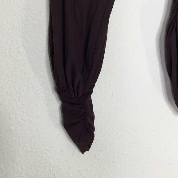 NWT Susana Monaco High Neck Long Sleeve Top - Picture 4 of 7